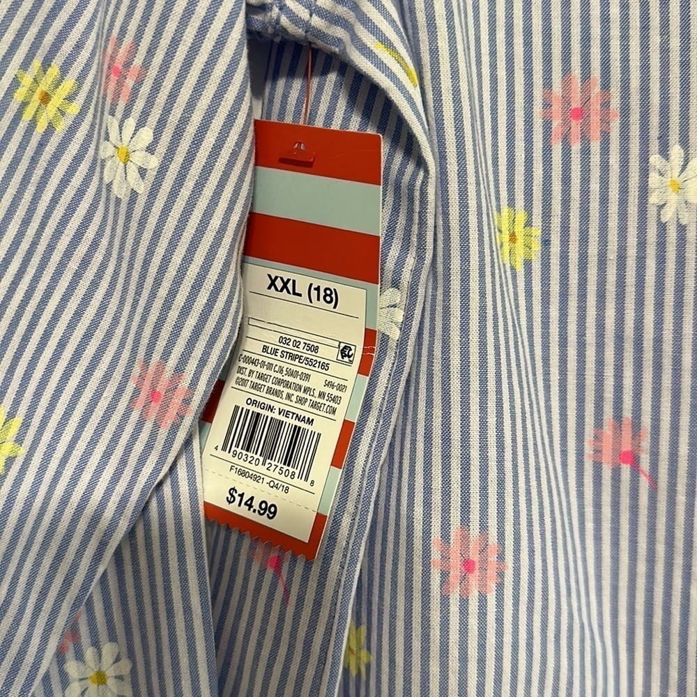 Cat&Jack floral button down shirt​​​​​​ - Picture 4 of 4